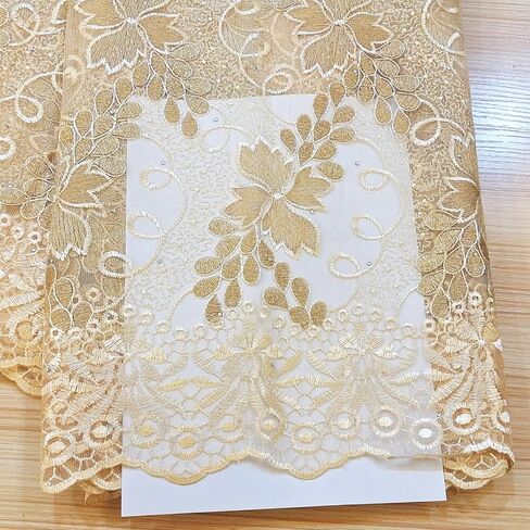 Bestway African Lace Fabric 5 ياردة Royal Blue Rishones in Saudi Arabia