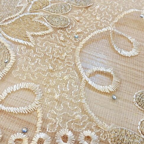 Bestway African Lace Fabric 5 ياردة Royal Blue Rishones in Saudi Arabia