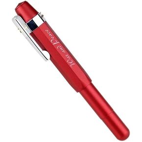 Lightweight Aluminum Alloy Hand Account Expert Travel Short Pen Pocket Pen Ultra Fine EF F Small Art Tip(Smoke Red,Mei Gong tip 0.5MM) in Kuwait