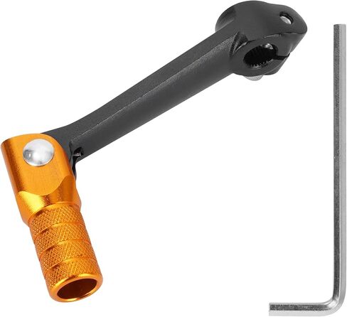 رافعة ناقل الحركة CNC قابلة للطي مع مفتاح L لـ Kayo T2 T4 T4L TTR 125 Zonshen 250cc ATV Dirt BikePit Bike - 6061 ألومنيوم للطيران-أسود-برتقالي in Kuwait