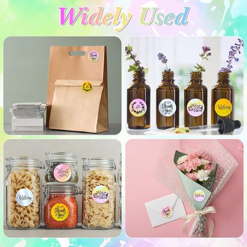 700 Pcs Round Texture Thermal Label 2 Inch Waterproof Gradient Circle Stickers Circle Direct Thermal Labels for Logo Design Thanks Card Small Business Wrapping in Saudi Arabia