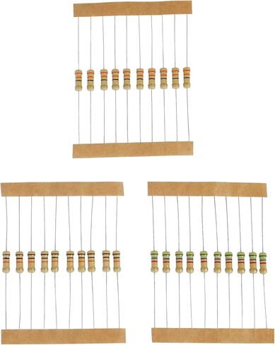 PANMILED 140 Values 1400 Pieces Resistors Assortment Kit 0 ohm-10M ohm, 1/4W 5% Carbon Film Resistor Combination Kit, 0.25 Watt Plug-in Resistor Element Packaging in Saudi Arabia
