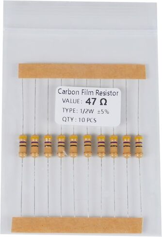 PANMILED 140 Values 1400 Pieces Resistors Assortment Kit 0 ohm-10M ohm, 1/4W 5% Carbon Film Resistor Combination Kit, 0.25 Watt Plug-in Resistor Element Packaging in Saudi Arabia