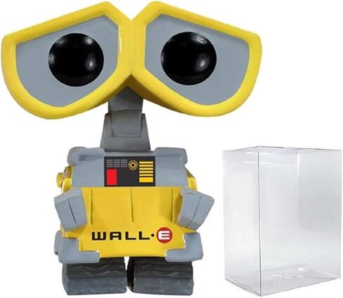 Funko Pop! Disney Pixar: Wall E Vinyl Figure (Bundled with Compatible Box Protector Case), Multicolored, 3.75 inches in Saudi Arabia