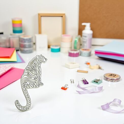 Tiger Die Cut for Card Making, Animal Metal Cutting Dies Congratulations Die Cuts Embossing Stencils Template for DIY Scrap-Booking Decor Wedding Birthday Blessing Card in Saudi Arabia