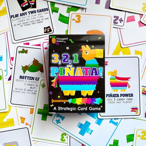 3, 2, 1 Piñata! - A Card Game of Candy Chaos with Take-That Gameplay | Fast-Paced & Easy to Learn | Great Family Game Night Card Game for Families, Kids, and Adults in Saudi Arabia