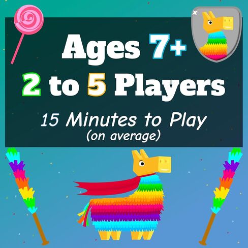 3, 2, 1 Piñata! - A Card Game of Candy Chaos with Take-That Gameplay | Fast-Paced & Easy to Learn | Great Family Game Night Card Game for Families, Kids, and Adults in Saudi Arabia