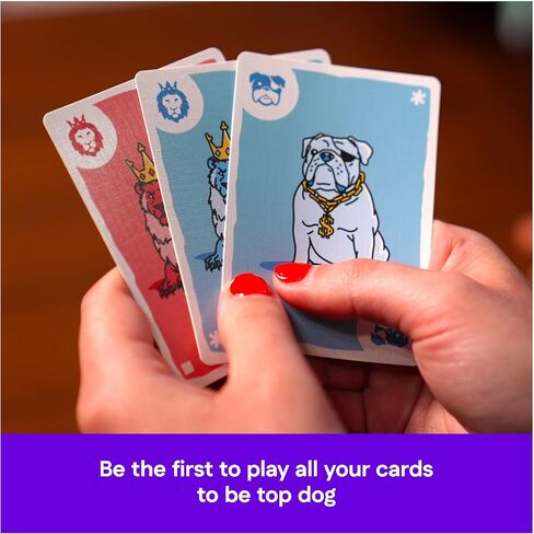 Spin Master Games, Woof Woof Woof: A Fast-Paced Classic Matching Card Game Battle Featuring Hilarious Animal Sounds, Fun Activity for Teens, Adults & Family Game Night, 2-8 Players, for Ages 7 & Up in Saudi Arabia