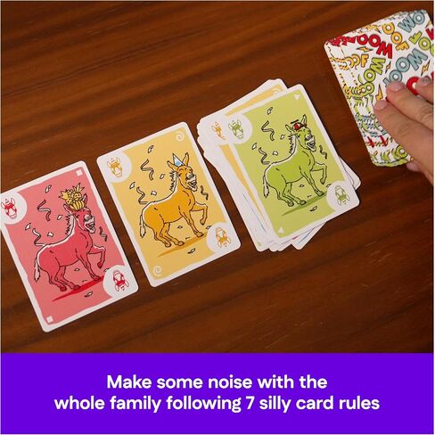 Spin Master Games, Woof Woof Woof: A Fast-Paced Classic Matching Card Game Battle Featuring Hilarious Animal Sounds, Fun Activity for Teens, Adults & Family Game Night, 2-8 Players, for Ages 7 & Up in Saudi Arabia