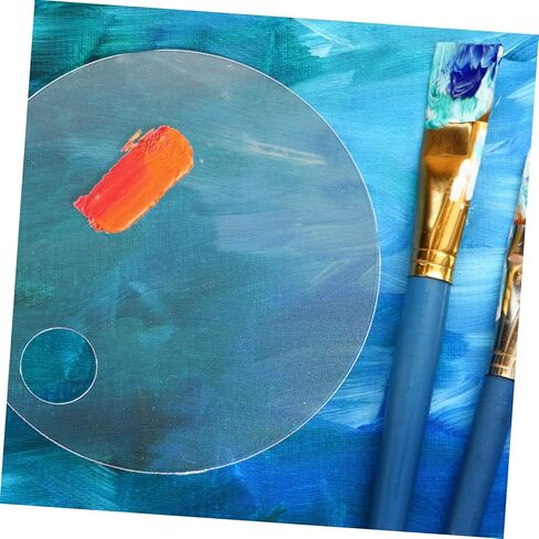 Angoily 3pcs Paint Pallets Watercolor Palette Paint Mixing Plates Pigment Trays for Acrylic Watercolor Oil in Saudi Arabia