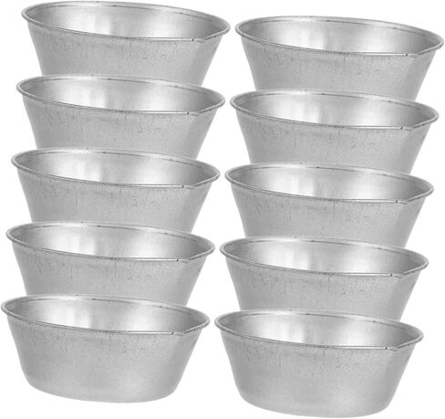Artibetter 10pcs أكواب خلط الطلاء الدائرية المحمولة مع صواني حامل طلاء متين لتصميم دقة الطلاء في الهواء الطلق للتعبير الفني المحسن in Saudi Arabia