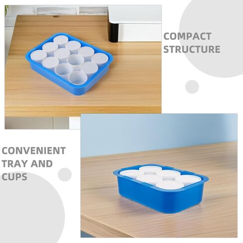 2pcs Art Supplies Watercolor Paint Palette Tray Oil Paint Mixing Box for in Saudi Arabia