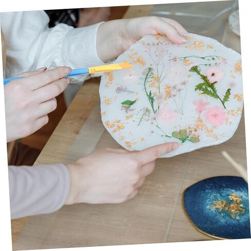 1 Set Reusable Paint Pallet Art Painting Trays with Watercolor Mixers Brushes Practical Pigment Trays for Creative Projects and Present for Artists in Saudi Arabia