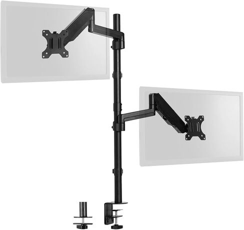 شاشة مزدوجة 17 "إلى 32" حامل مكتب SPRING STAND STAND - in Saudi Arabia
