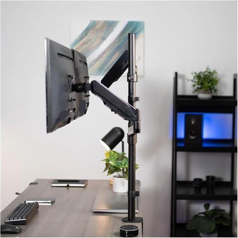 شاشة مزدوجة 17 "إلى 32" حامل مكتب SPRING STAND STAND - in Saudi Arabia