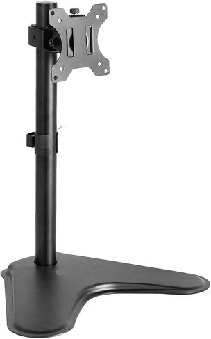 Black Single LCD Monitor Adjustable Desk Stand, Fits 1 Screen - in Saudi Arabia