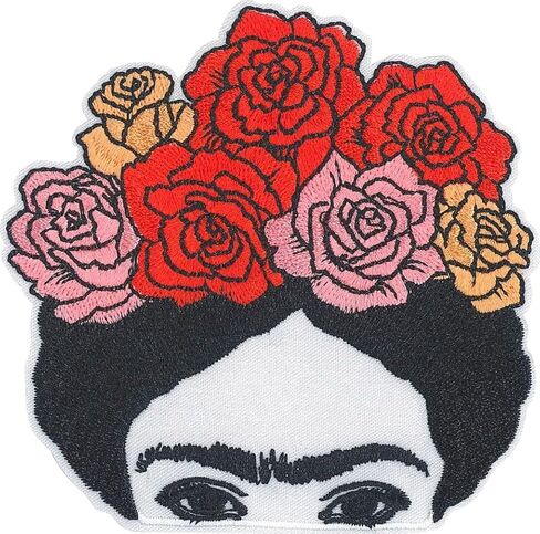 C & D Visionary Frida Kahlo Flower Crown ، Black ، White ، Red in Saudi Arabia