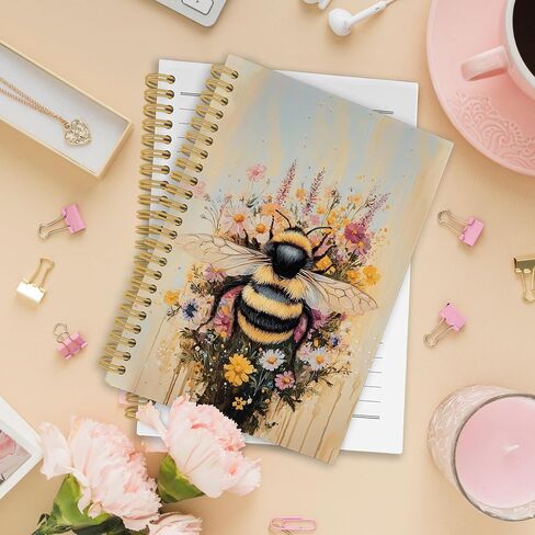 دفتر ملاحظات Fox Floral Floral ، Retro Black Cottagecore Floral Journaling Notebooks لتدوين الملاحظات ، مجلات غلاف جمالية للزهور للنساء 160 صفحة 5.5 × 8.3 بوصة ، هدايا الثعلب للنساء in Kuwait