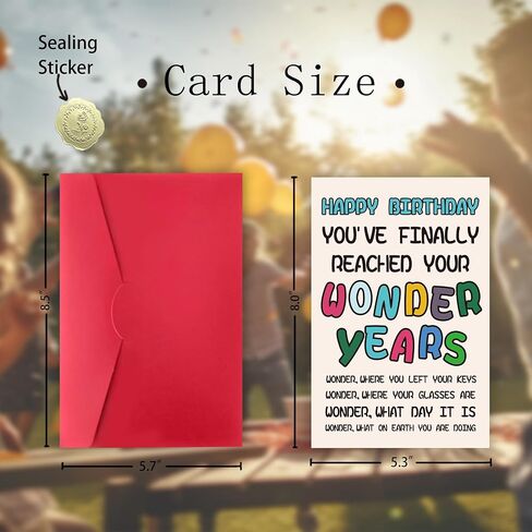 Funny Birthday Card, Happy Birthday Card for Men Women, Humorous Birthday Gift Idea for Friends And Dad, Mom, Granddad, Grandma in Kuwait
