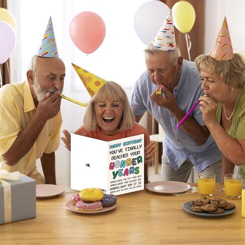 Funny Birthday Card, Happy Birthday Card for Men Women, Humorous Birthday Gift Idea for Friends And Dad, Mom, Granddad, Grandma in Kuwait