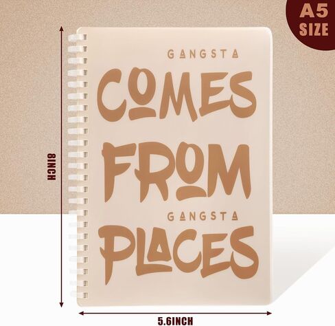 Niodel Set of 4 Spiral Notebook for Note Taking, A5 Waterproof Softcover Wide Ruled 4 Color 80 Sheets -160 Pages Journals,Journaling and Writing Notebook for School, Office & Personal Supplies in Saudi Arabia