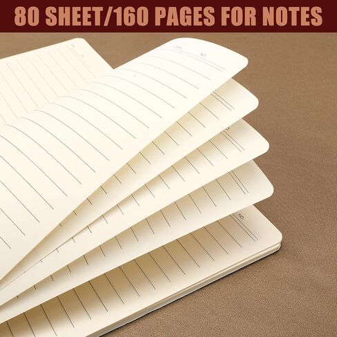 Niodel Set of 4 Spiral Notebook for Note Taking, A5 Waterproof Softcover Wide Ruled 4 Color 80 Sheets -160 Pages Journals,Journaling and Writing Notebook for School, Office & Personal Supplies in Saudi Arabia
