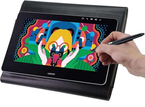 Leather Graphics Tablet Folio Case Compatible with HUION Kamvas Studio 16 15.6" Drawing Tablet in Saudi Arabia