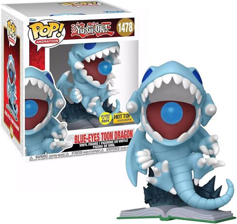 Pop! Animation: Yu-Gi-Oh! - Super Blue-Eyes Toon Dragon *Glow in The Dark* (Hot Topic Exclusive) in Saudi Arabia