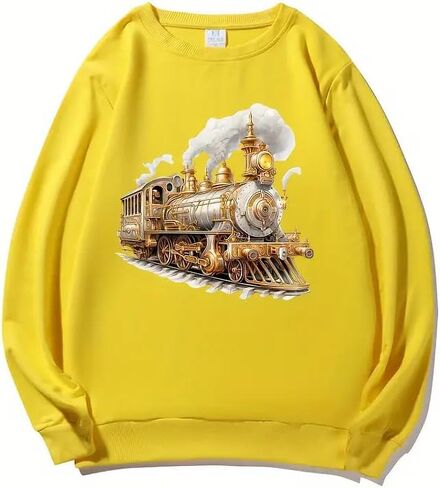 Vintage Train Iron On Transfers for T-Shirts Rub on Transfers Stickers Vinyl Ready to Press Stickers Iron on Decals for T-Shirts Clothing Hoodie DIY Crafts in Saudi Arabia