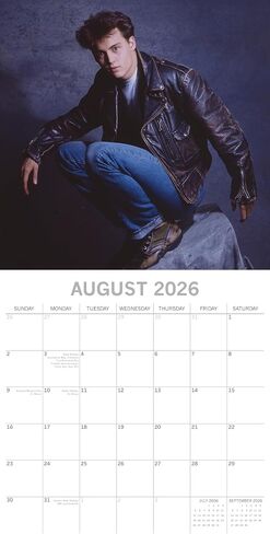 2026 Square Wall Calendar - Johnny Depp 12 x 12 Inch Monthly View, 16-Month, Icons Theme, Includes 180 Reminder Stickers in Saudi Arabia