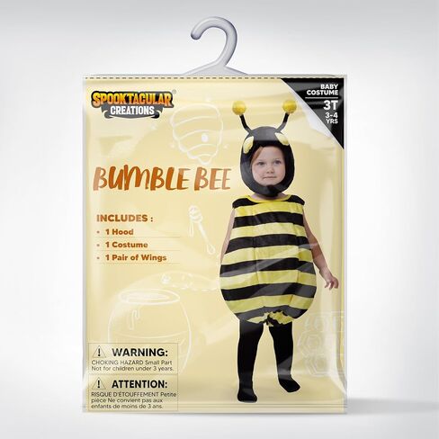 Spooktacular Creations Halloween Baby Bumble Bee Costume, Baby Bee Costume Toddler for Infants Halloween Dress Up Party in Saudi Arabia