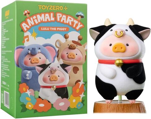 Lulu the Piggy Animal Party Series 1pc شخصيات خنازير أعمى شخصيات قابلة للتحصيل ألعاب Kawaii عيد ميلاد ديكورات المنزل in Kuwait