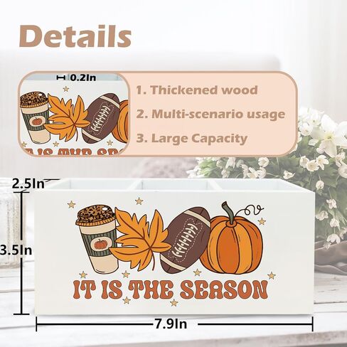 Halloween Spooky Ghost Pen Holder for Desk, Funny Halloween Black Cat Bats Wooden Box Sign Desk Decor for Home Office Decoration, Trendy Cute Ghosts Pencil Organizer, Cat Lover Gifts in Saudi Arabia