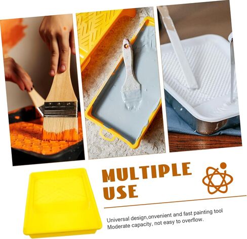 Paint Roller Tray Plastic Paint Holder for Painting Compact Design for Easy Storage for Home for Various Painting Projects in Saudi Arabia