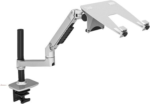 Dl-8012Lp 17" Laptop Desktop Stand Full Motion 17-38" Monitor Holder Mechanical Spring Arm Aluminum Support 3-11Kg(45Cm Silver) in Saudi Arabia