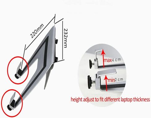 Dl-8012Lp 17" Laptop Desktop Stand Full Motion 17-38" Monitor Holder Mechanical Spring Arm Aluminum Support 3-11Kg(45Cm Silver) in Saudi Arabia