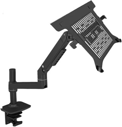 Dl-8012Lp 17" Laptop Desktop Stand Full Motion 17-38" Monitor Holder Mechanical Spring Arm Aluminum Support 3-11Kg(45Cm Silver) in Saudi Arabia