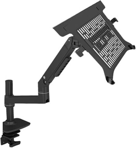 Dl-8012Lp 17" Laptop Desktop Stand Full Motion 17-38" Monitor Holder Mechanical Spring Arm Aluminum Support 3-11Kg(45Cm Silver) in Saudi Arabia