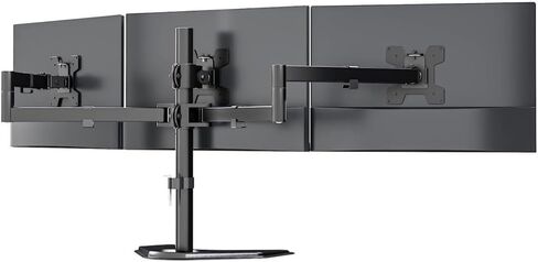 Monitor Stand, Three-Screen Monitor Stand Supports Up to 27 Inch Monitors with A Maximum Force of 10 Kg Per Head, for Home, Office in Kuwait