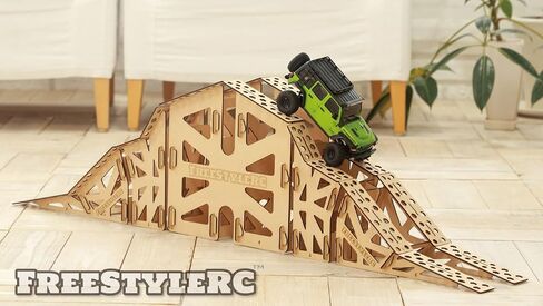 Freestylerc FS-001 ، عقبة من نوع الجبل ، 1/18 1/24 RC Crawler ، مجموعة خشبية تتطلب التجميع in Saudi Arabia