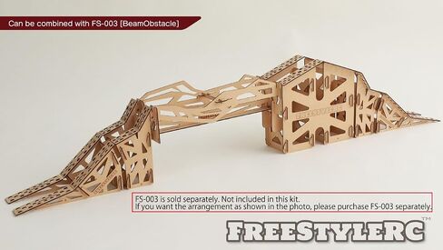 Freestylerc FS-001 ، عقبة من نوع الجبل ، 1/18 1/24 RC Crawler ، مجموعة خشبية تتطلب التجميع in Saudi Arabia