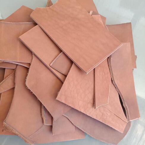 Full Grain Leather Scraps, Vegetable Tanned Leather Pieces, 3-4mm in Saudi Arabia