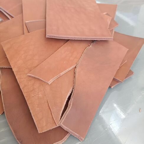 Full Grain Leather Scraps, Vegetable Tanned Leather Pieces, 3-4mm in Saudi Arabia