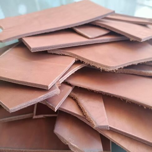 Full Grain Leather Scraps, Vegetable Tanned Leather Pieces, 3-4mm in Saudi Arabia