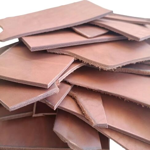 Full Grain Leather Scraps, Vegetable Tanned Leather Pieces, 3-4mm in Saudi Arabia