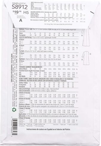 Simplicity Pattern S8912H5 US 6-14 (S8912H5) in Saudi Arabia