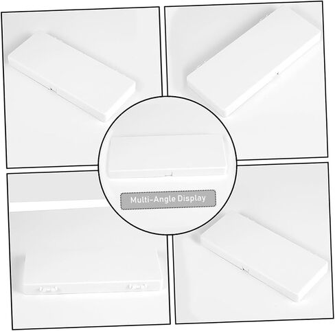 Angoily Watercolor Paint Palette Wet Palette Mixing Tray Gouache Plate for Ladies Double Plastic Plate Easy to Use for Painting and Nail Art in Saudi Arabia