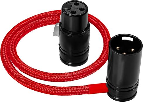 KONDOR BLUE 16" Straight Braided Low Profile Right Angle XLR Cable for Cameras, Microphones, Studio Audio | Blue in Saudi Arabia