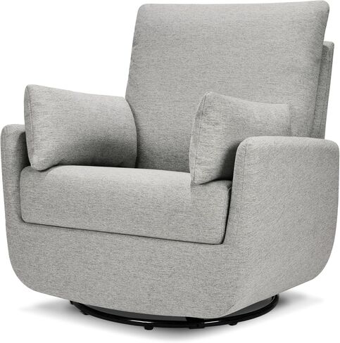 DaVinci Juno Swivel Glider in Ivory Boucle, Greenguard Gold & CertiPUR-US Certified in Saudi Arabia