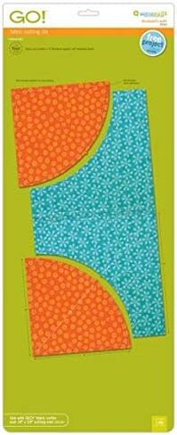 AccuQuilt GO! Fabric Cutting Dies; Drunkards Path in Saudi Arabia
